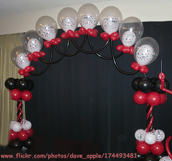 example of single balloon arch