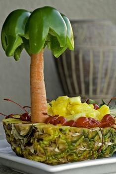 Party Centerpiece with Fruit