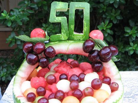 fruit carving decoration